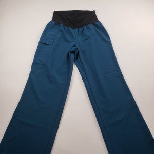 🩺 Ave Dark Teal Blue Maternity Scrub Pants size MM